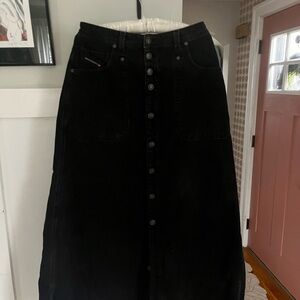 Diesel Charcoal Denim Skirt - 30/10